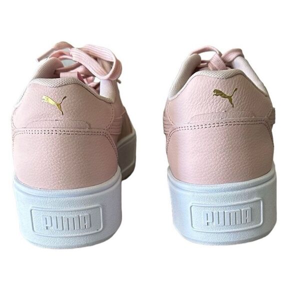 Puma Karmen Rebelle Pink and White Platform Sneakers Casual Rose Quartz Size 11 - Picture 5 of 7